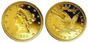 $10 Liberty Gold, 1838-1907