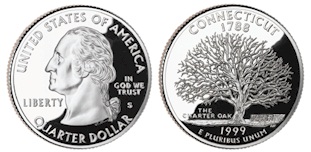 Connecticut Quarters, 1999