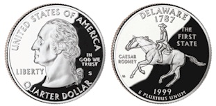 Delaware Quarters, 1999