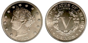 Liberty Head Nickels, 1883-1913