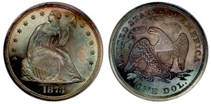 Liberty Seated Dollars, 1840-1873