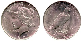 Peace Dollars, 1921-1935