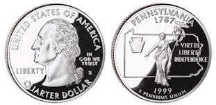 Pennsylvania Quarters, 1999