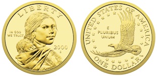 Sacagawea Dollars, 2000-present