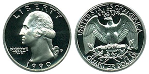 Washington Quarters, 1932-1998